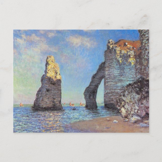 Carte Postale Claude Monet // Les falaises d'Etretat (Devant)