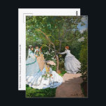 Carte Postale Claude Monet - Les femmes dans le jardin<br><div class="desc">Femmes dans le jardin / Femmes au jardin - Claude Monet,  Huile sur toile,  1866</div>