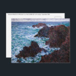 Carte Postale Claude Monet - Les Rochers à Belle-Ile, Côte sauva<br><div class="desc">Les Rochers à Belle-Ile,  la Côte Sauvage / Les rochers de Belle-Ile,  la Côte sauvage - Claude Monet,  1886</div>