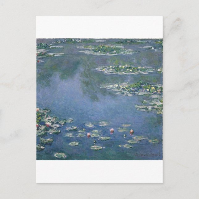 Carte Postale Claude Monet - Lys à eau - 1906 Ryerson (Devant)