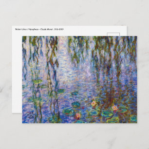 Carte Postale Claude Monet - Lys d'eau