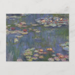 Carte Postale Claude Monet - Lys d'eau<br><div class="desc">Water Lilies par Claude Monet, 1916. Claude Monet a été un fondateur de la peinture impressionniste française, et le praticien le plus cohérent et le plus prolifique de la philosophie du mouvement d'exprimer ses perceptions avant la nature, surtout en ce qui concerne la peinture paysage en plein air. Le terme...</div>