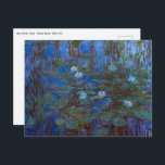 Carte Postale Claude Monet - Lys d'Eau Bleue<br><div class="desc">Blue Water Lilies / Nympheas Bleus par Claude Monet en 1916-1919</div>