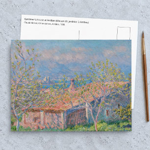 Carte Postale Claude Monet - Maison de jardinier à Antibes