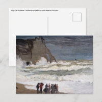 Claude Monet - Mer Noire à Etretat