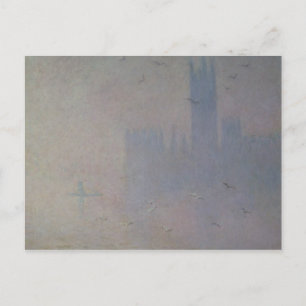 Carte Postale Claude Monet Mouettes au-dessus des Chambres du