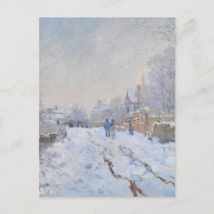 Carte Postale Claude Monet // Neige à Argenteuil