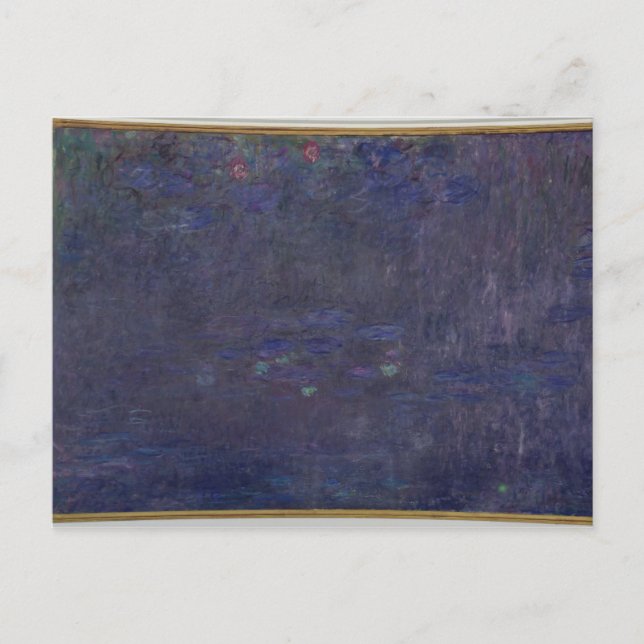 Carte Postale Claude Monet | Nénuphars : Réflexions des arbres (Devant)