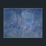 Carte Postale Claude Monet | Nénuphars : Réflexions des arbres<br><div class="desc">Nénuphars : Réflexions des arbres,  détails de la section centrale,  1915-26 | par Claude Monet | Lieu de l'art : Musée de l'Orangerie,  Paris,  France | Artiste français | Numéro de collection d'images : XIR206402</div>