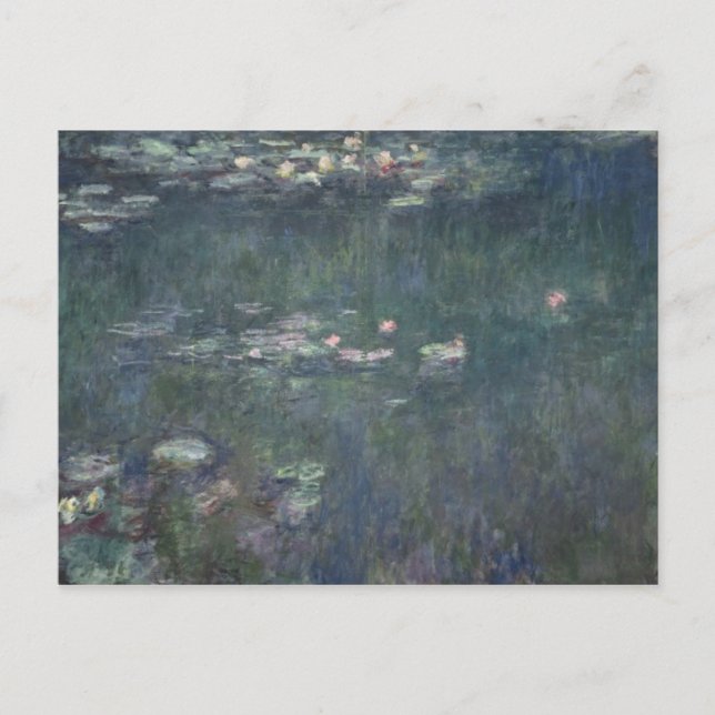 Carte Postale Claude Monet | Nénuphars : Réflexions vertes (Devant)