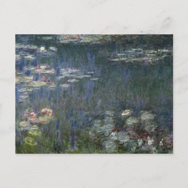 Carte Postale Claude Monet | Nénuphars : Réflexions vertes (Devant)