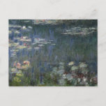 Carte Postale Claude Monet | Nénuphars : Réflexions vertes<br><div class="desc">Nénuphar : Réflexions vertes,  1914-18 | par Claude Monet | Lieu de l'art : Musée de l'Orangerie,  Paris,  France | Artiste français | Numéro de collection d'images : XIR70302</div>