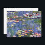 Carte Postale Claude Monet - Nymphéas / Nymphéas<br><div class="desc">Nymphéas / Nymphéas - Claude Monet,  1916</div>