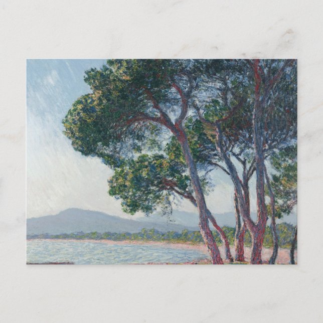 Carte Postale Claude Monet - Plage de Juan-les-Pins (Devant)