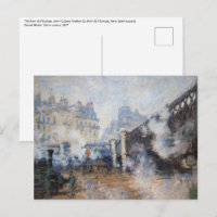 Claude Monet - Pont de l'Europe, Gare Saint-Lazare