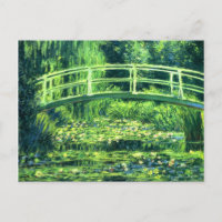 Claude Monet : Pont sur un étang de nappes phréati