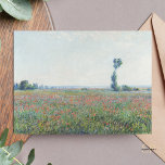 Carte Postale Claude Monet Poppy Field Painting Art Imprimer<br><div class="desc">Poppy Field est un magnifique chef-d'oeuvre impressionniste qui présente un champ de pavot plein de vitalité et enchanteur, avec une abondance de fleurs rouges et roses disséminées dans le paysage, capturant l'essence de la splendeur de la nature et le talent remarquable de Monet pour représenter des moments éphémères de beauté....</div>