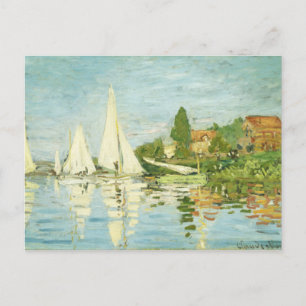 Carte Postale Claude Monet. Régates à Argenteuil
