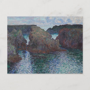 Carte Postale Claude Monet - Rochers à Port-Goulphar, Belle-Ile