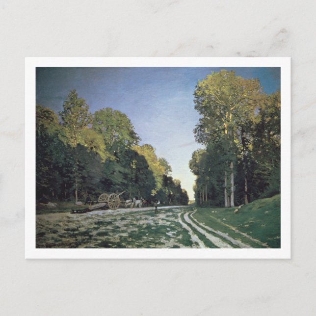 Carte Postale Claude Monet | Route de Chailly, Fontainebleau (Devant)