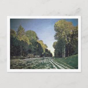 Carte Postale Claude Monet Route de Chailly, Fontainebleau