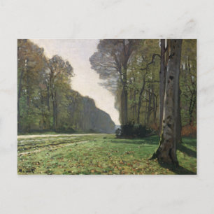 Carte Postale Claude Monet Route vers Bas-Breau, Fontainebleau