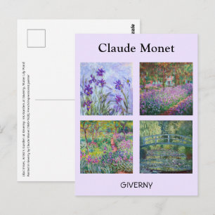 Carte Postale Claude Monet - Sélection de chefs-d'œuvre de Giver