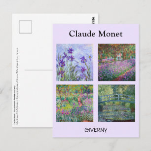 Carte Postale Claude Monet - Sélection de chefs-d'œuvre de Giver