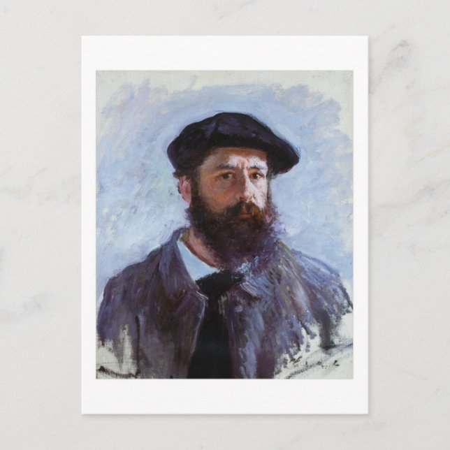 Carte postale Claude Monet Self-Portrait (Devant)