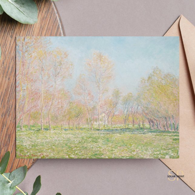 Carte Postale Claude Monet Spring In Giverny Peinture Art Print (Créateur téléchargé)