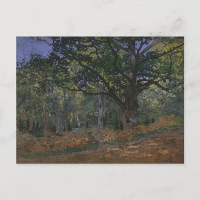 Carte Postale Claude Monet | the Bodmer Oak, Fontainebleau Fores (Devant)