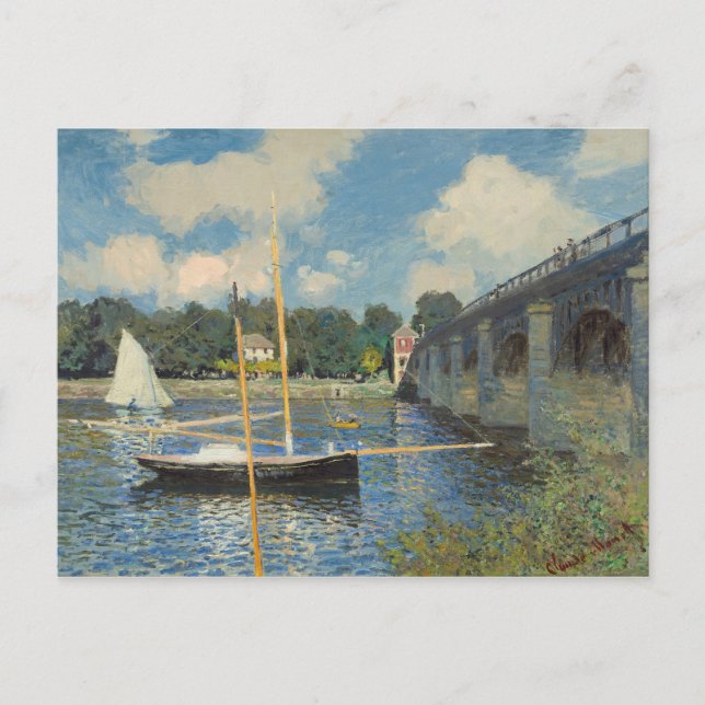 Carte Postale Claude Monet | The Bridge at Argenteuil (Devant)