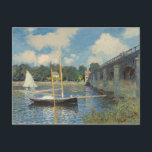 Carte Postale Claude Monet | The Bridge at Argenteuil<br><div class="desc">The Bridge at Argenteuil,  1874 (oil on canvas)| by  Claude Monet | Art Location: National Gallery of Art Washington DC| French Artist | Image Collection Number: XOS744869</div>