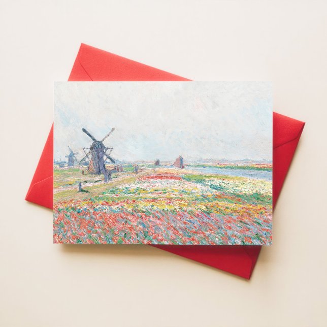 Carte Postale Claude Monet Tulip Fields La Haye impressionniste (Créateur téléchargé)