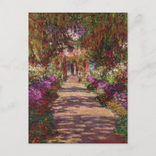 Carte Postale Claude Monet   Un chemin dans le jardin de Monet