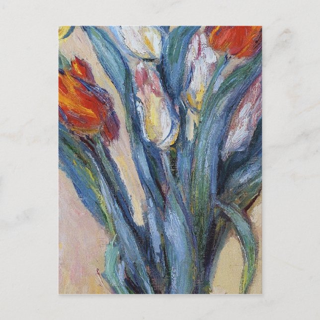 Carte Postale Claude Monet - Vase De Tulipes (Devant)