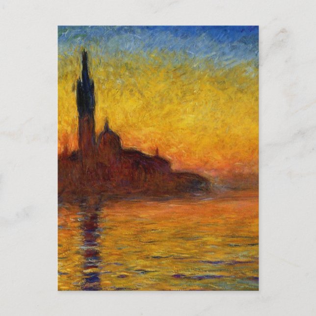 Carte Postale Claude Monet // Venice Twilight (Devant)