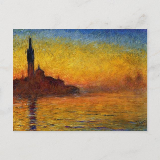 Carte Postale Claude Monet // Venice Twilight (Devant)