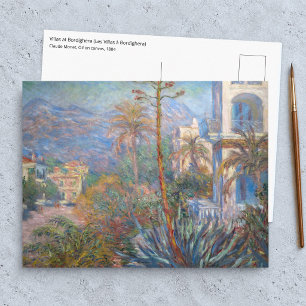 Carte Postale Claude Monet - Villas à Bordighera