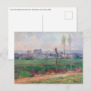 Carte Postale Claude Monet - Vue de Vernon