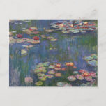 Carte Postale Claude Monet Water Lilies 1916 Fine Art<br><div class="desc">Claude Monet Water Lilies 1916 Fine Art Postcard</div>