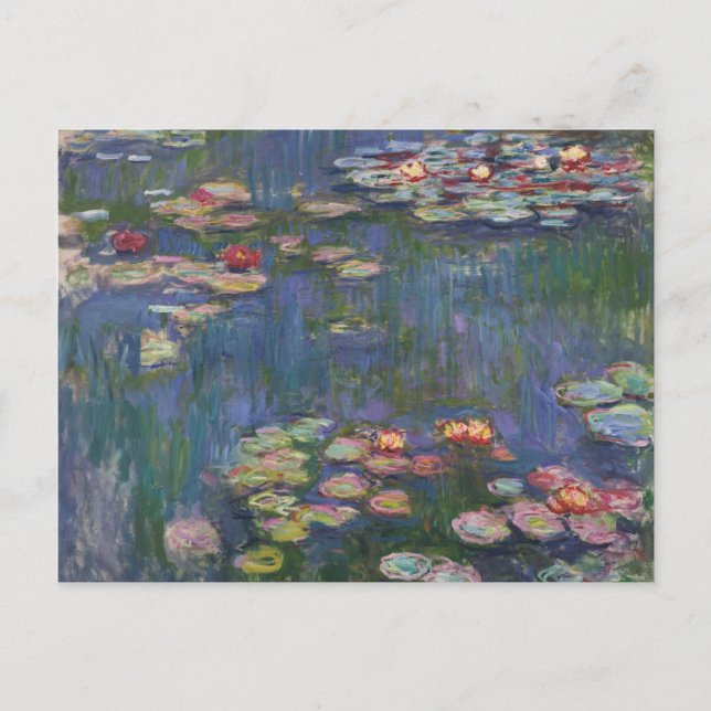 Carte Postale Claude Monet Water Lilies 1916 Fine Art (Devant)