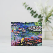 Carte Postale Claude Monet Water Lilies 1916 Fine Art (Debout devant)