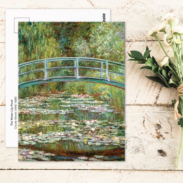 Carte postale Claude Monet Water Lily Pond (Créateur téléchargé)