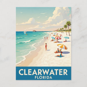 Carte Postale Clearwater Beach Floride Travel