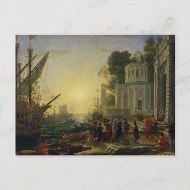 Carte Postale Cléopâtre débarquant à Tarsus, 1642 (Devant)
