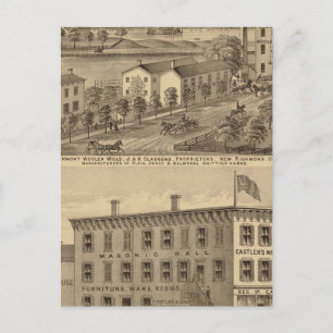 Carte Postale Clermont Woolen Mills