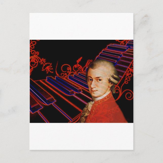 Carte Postale Clés de Mozart_ (Devant)