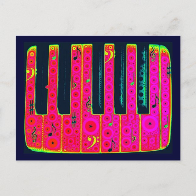 Carte postale Clés électriques (Devant)