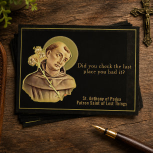 Carte Postale Clés Perdues Saint Antoine Humour Catholique